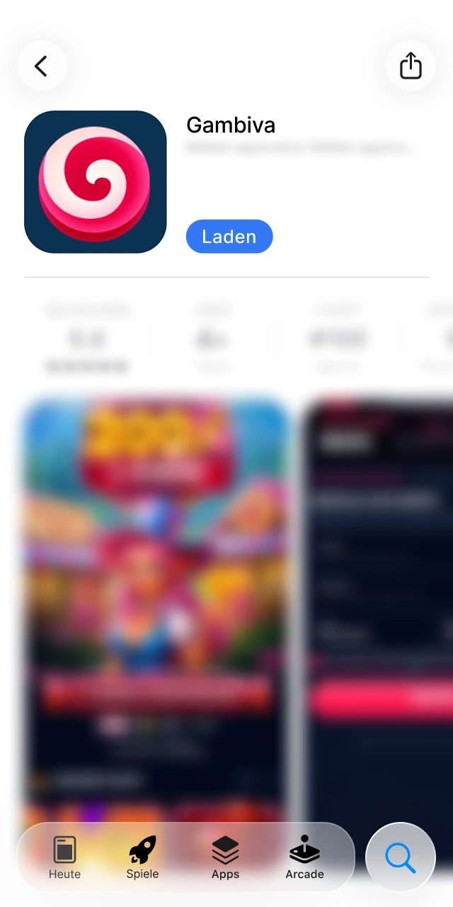 Besuchen Sie den offiziellen Apple App Store für Gambiva.