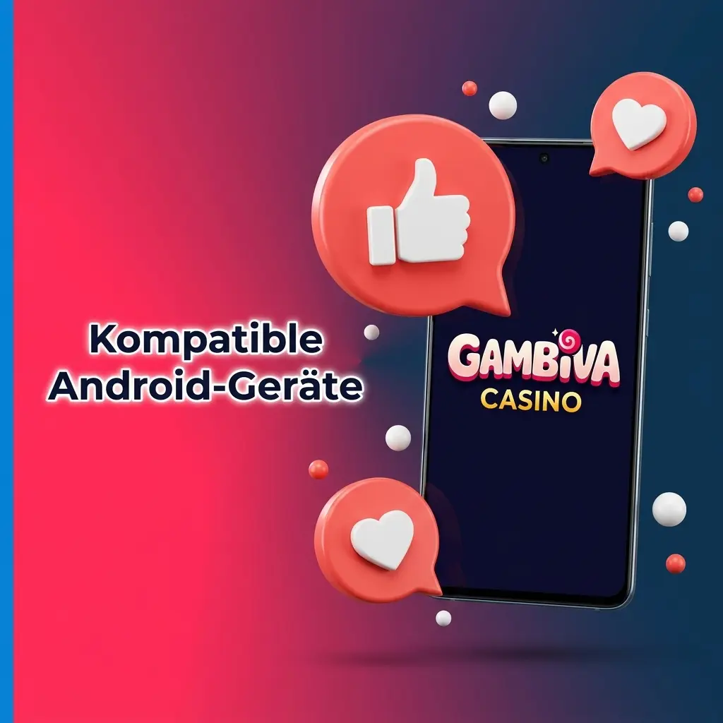 Kompatible Android-Geräte für die Gambiva App: Samsung, Google Pixel, Xiaomi, OnePlus und mehr