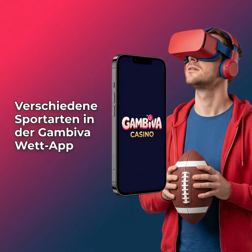 Gambiva Wett-App mit Sportarten wie Fußball, Tennis, Basketball, Eishockey und eSports im LIVE- und LINE-Modus